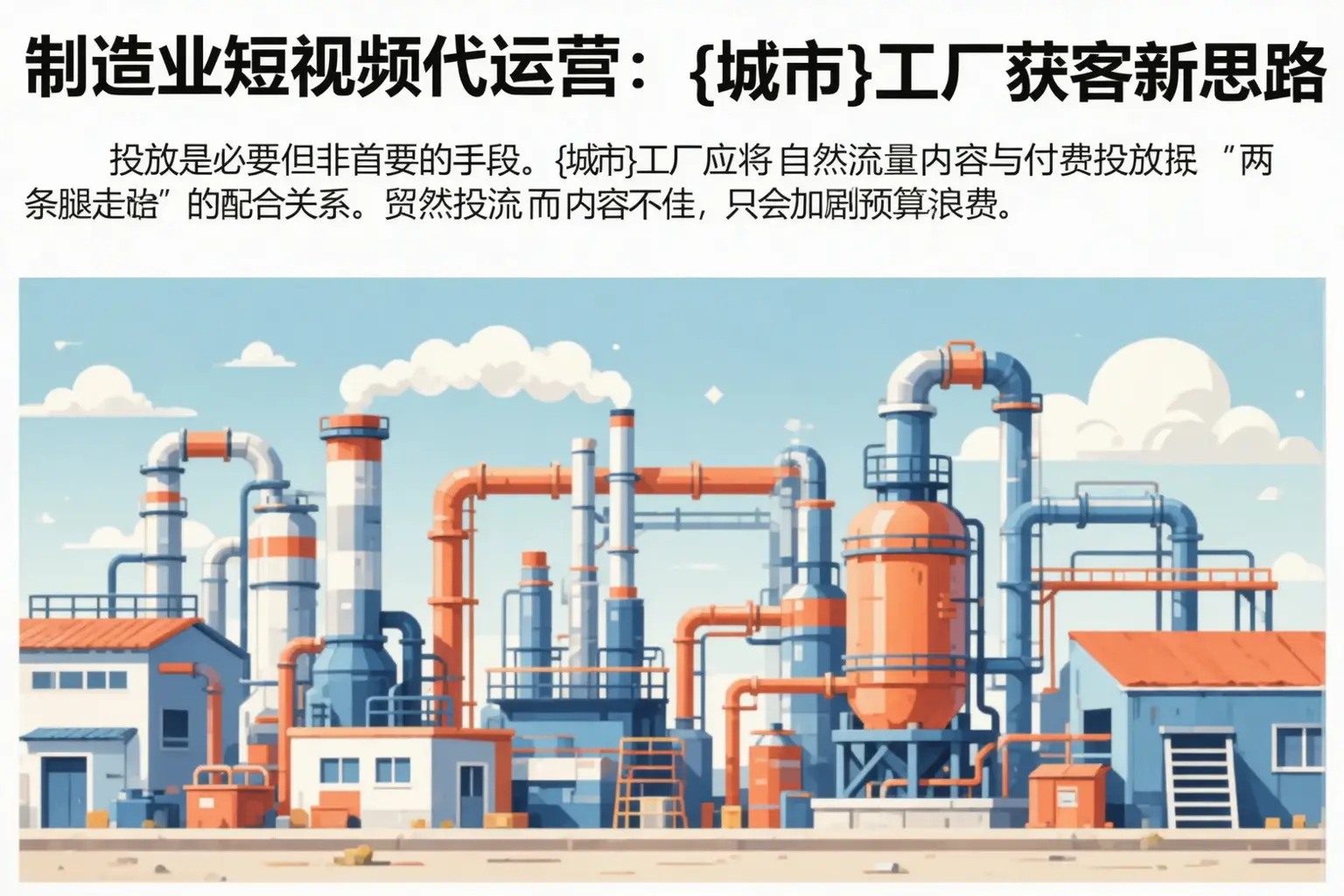 制造业短视频代运营:峨边工厂获客新思路